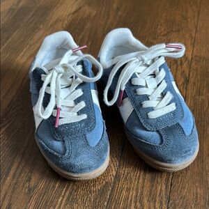 Kids Zara Blue and White Sneakers Size 10 Toddler